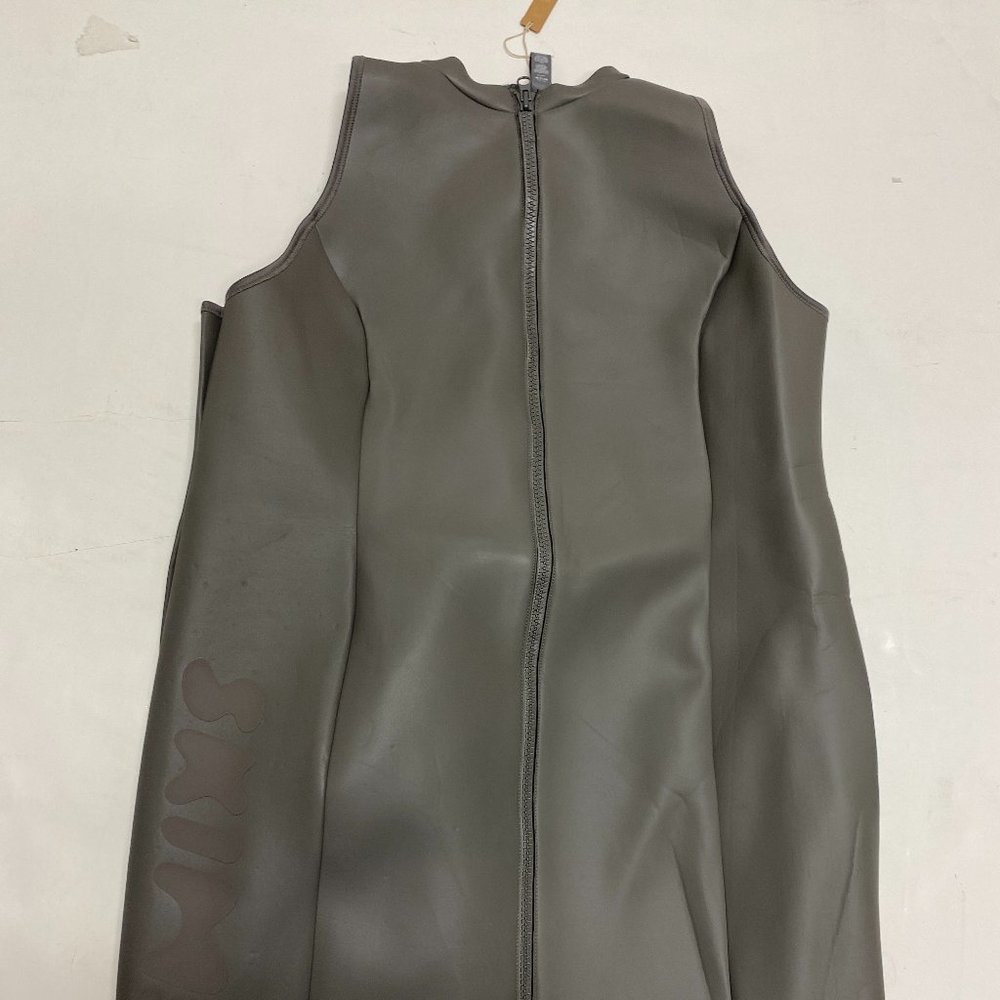 NWT! SKIMS  SCUBA SWIM MOCK NECK DRESS GREY